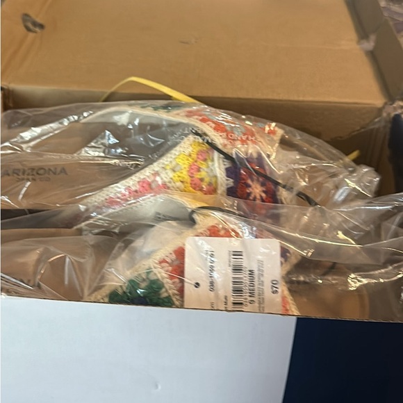 Size 9 crotchet daisy platform sandals - Picture 4 of 7